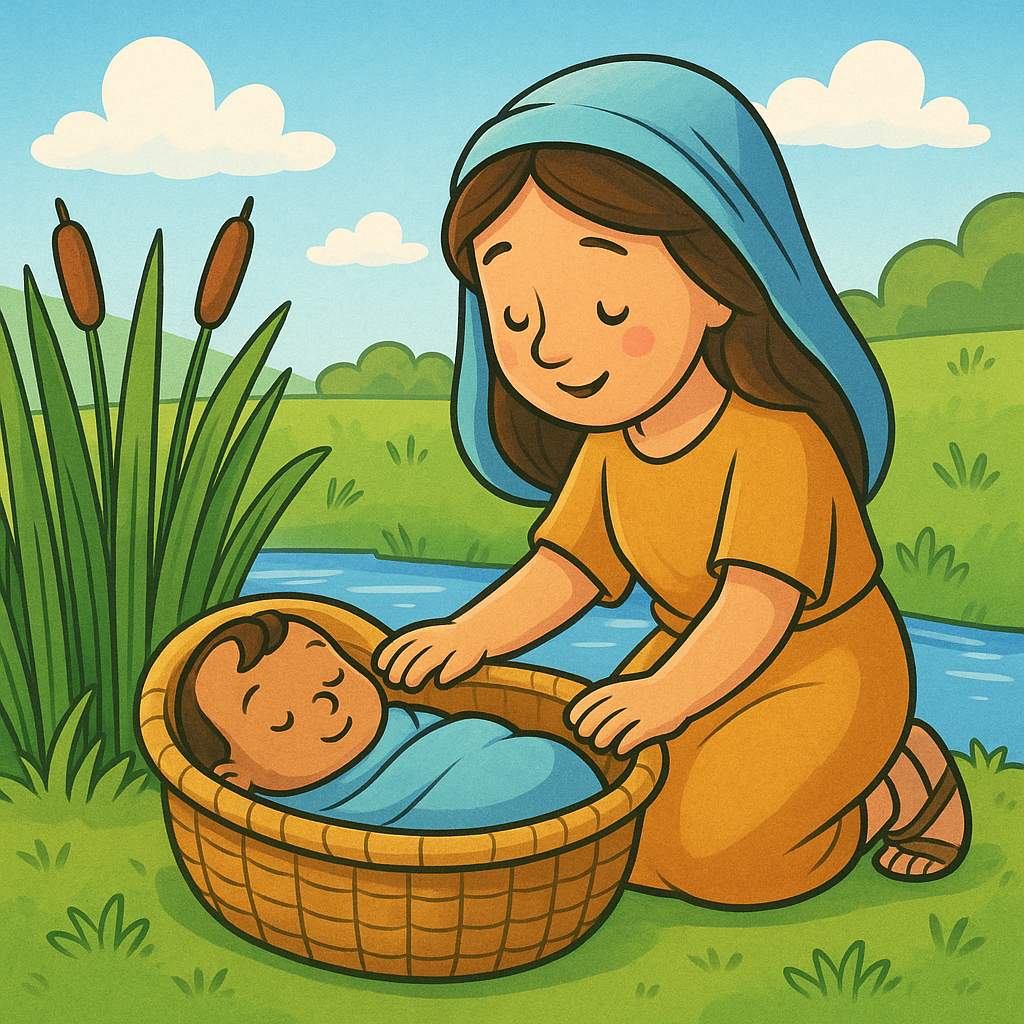 đ§ș MoisĂ©s, o BebĂȘ Salvo no Cesto